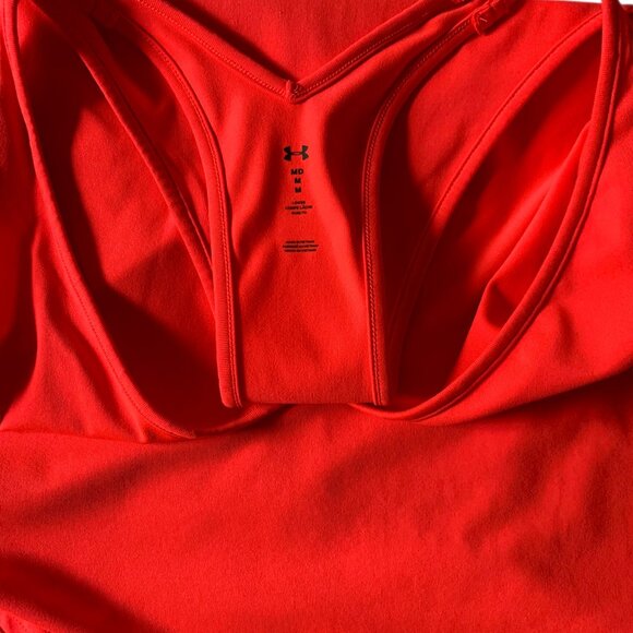 Under Armour Womens Performance Racerback Tank Top UA Sport Shirt- Coral-M- NWT - Picture 5 of 11